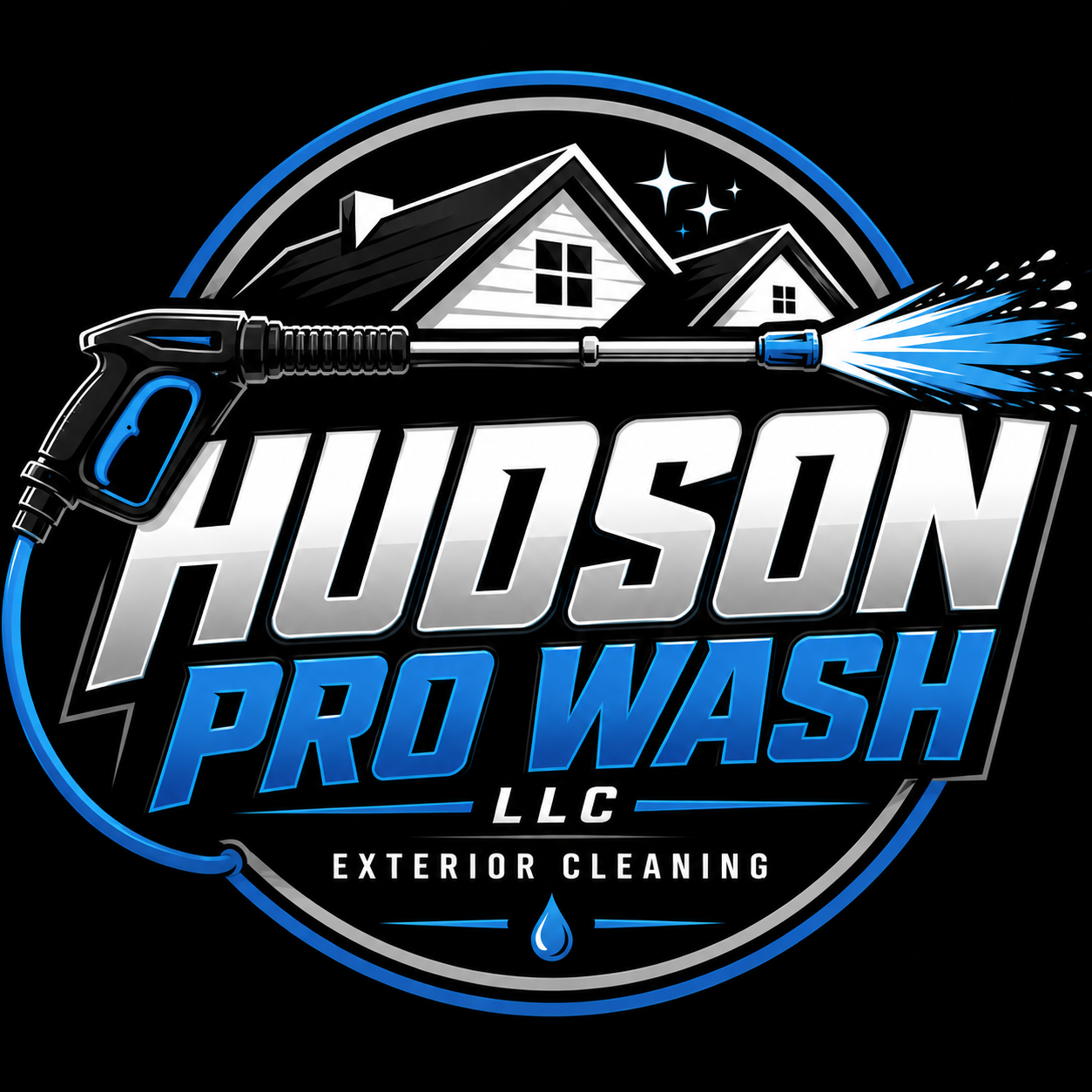 Hudson Pro Wash LLC exterior cleaning logo